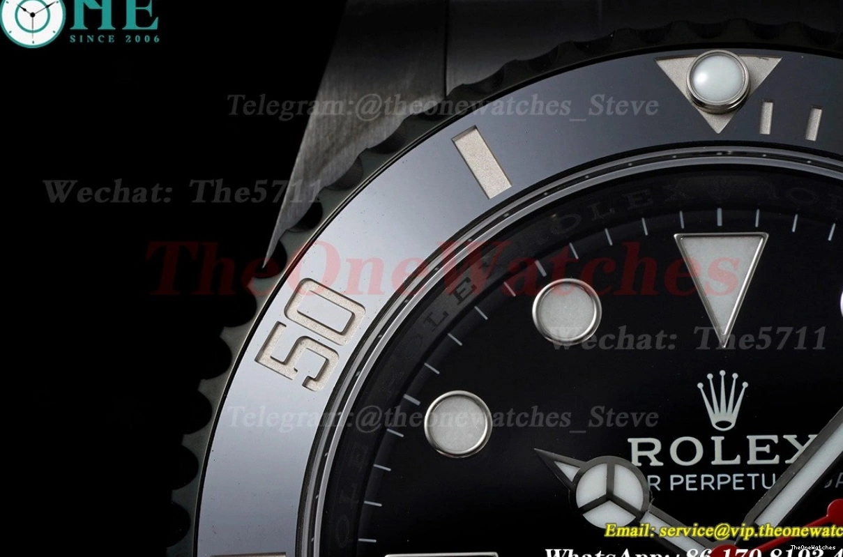 Dot SS Submariner 40mm Black VS3135 DLC V6F Blaken 0416